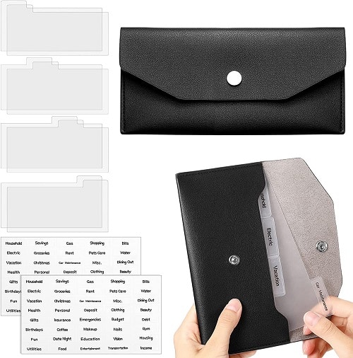 11-piece cash envelope wallet by Frienda