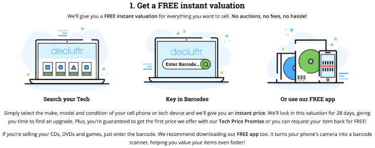 How Declutter's instant valuation works