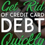 Get rid of credit card debt pinterest pin