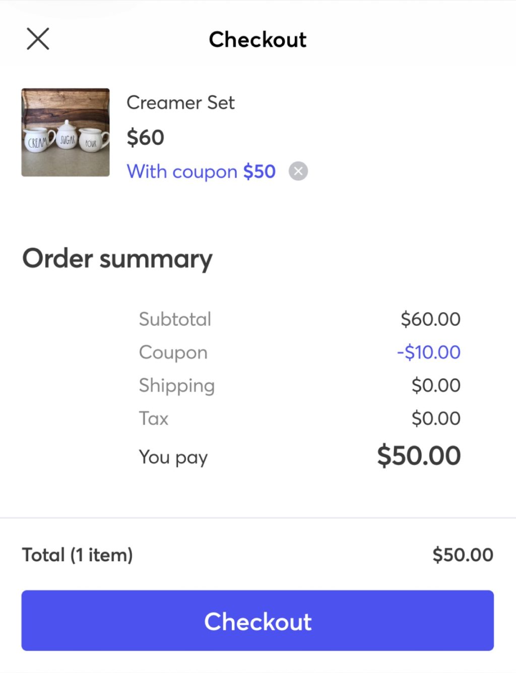 Mercari coupon