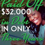 She paid off 32k in debt pin