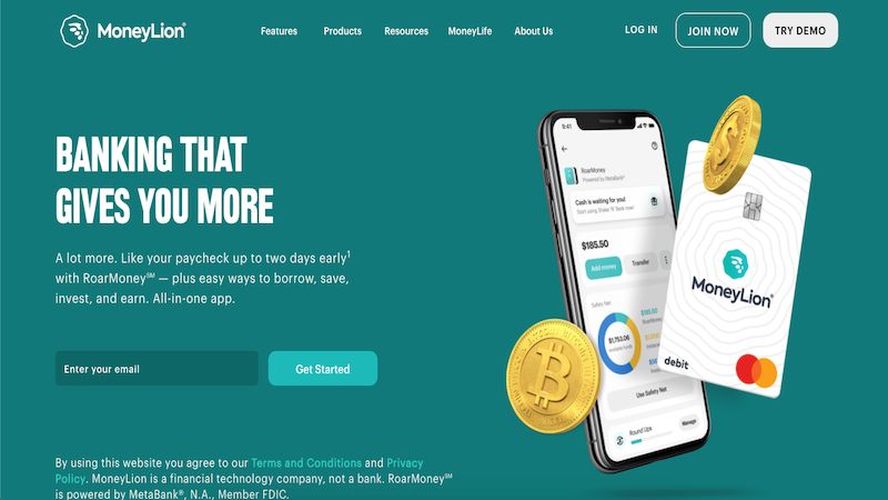 MoneyLion home page