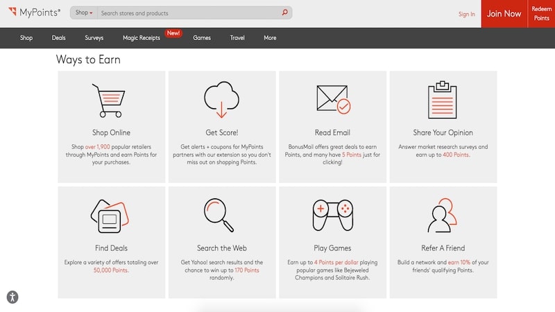 mypoints ways-to-earn