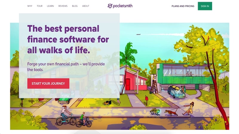 pocketsmith personal finance software